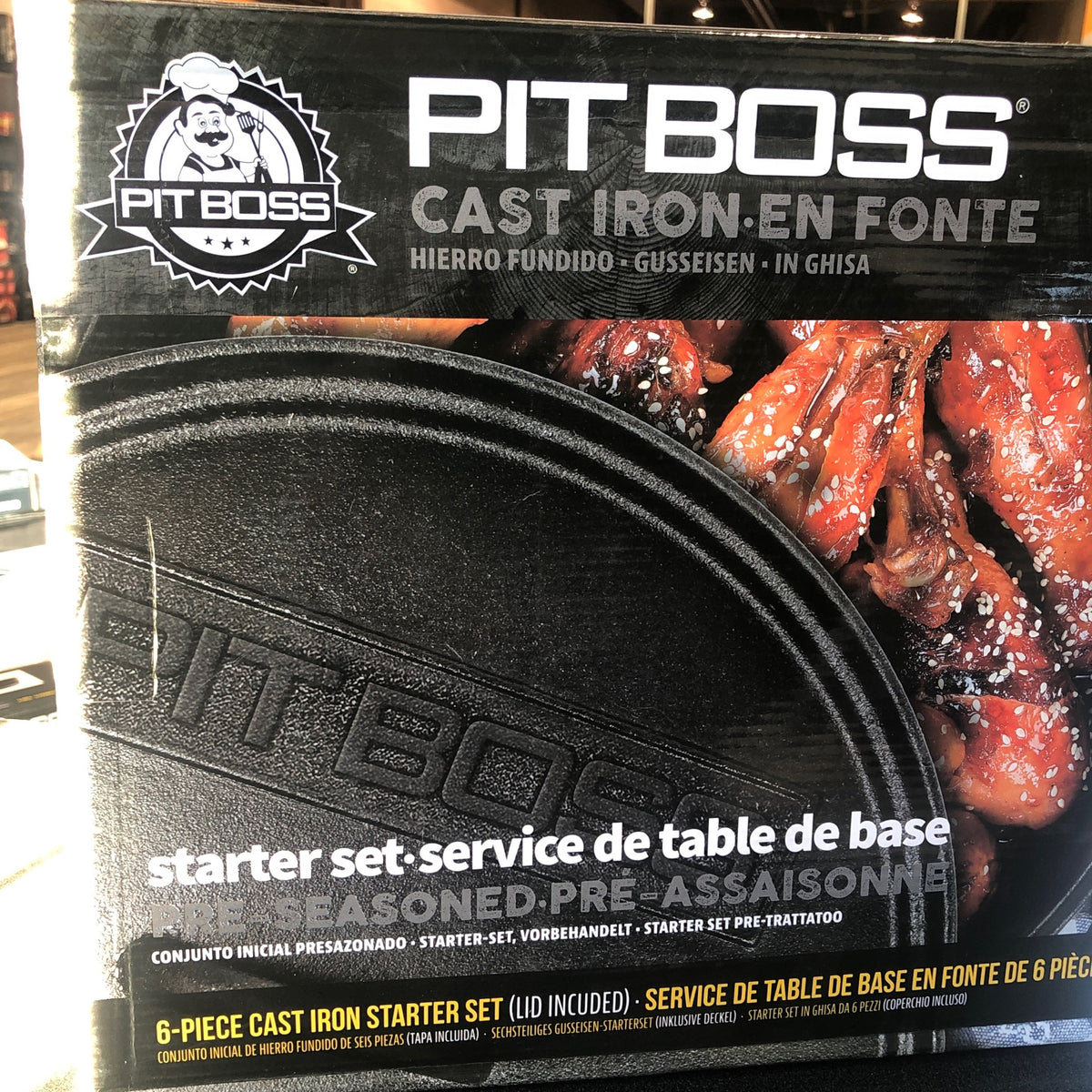 6 Piece Cast Iron Starter Set