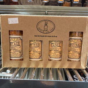 Tm spice co smaller gift box, 4- 2 oz bottles