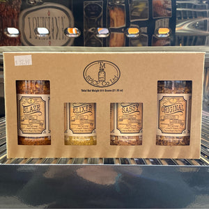 TM Spice gift box set. 4- 5 oz bottles