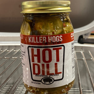 Hot dill pickles