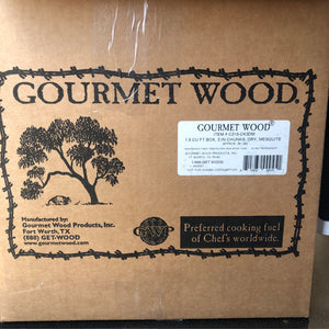 GOURMET WOOD MESQUITE WOOD CHUNKS 1.5 CU FT BOX