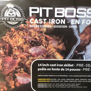 PIT BOSS 14 INCH CAST IRON SKILLET