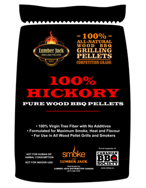 100% HICKORY LUMBER JACK BBQ PELLETS
