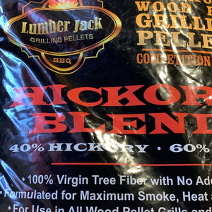 Hickory blend lumber jack pellets
